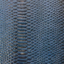 Culebra Patent 3D Embossed Snake Skin Vinyl Fabric