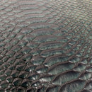 Culebra Patent 3D Embossed Snake Skin Vinyl Fabric