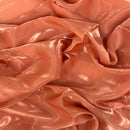 Crystalized Reflective Liquid Faux Silk Chiffon Fabric