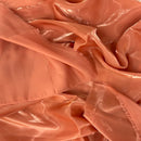 Crystalized Reflective Liquid Faux Silk Chiffon Fabric