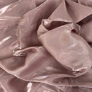 Crystalized Reflective Liquid Faux Silk Chiffon Fabric
