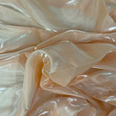 Crystalized Reflective Liquid Faux Silk Chiffon Fabric