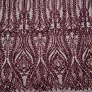 Anault Damask Stretch Sequins Fabric