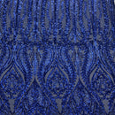 Anault Damask Stretch Sequins Fabric