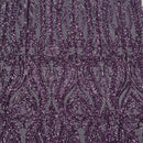 Anault Damask Stretch Sequins Fabric