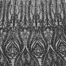 Anault Damask Stretch Sequins Fabric