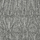 Anault Damask Stretch Sequins Fabric