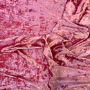 Crushed Stretch Velvet Fabric