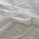 Crystalized Reflective Liquid Organza Fabric