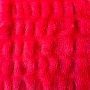 Ruched Chinchilla Stretch Faux Fur Fabric