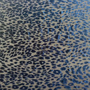 Leopard Print Burnout Stretch Velvet Fabric