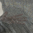 Diamond Gem Rhinestone Fishnet Fabric