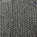 Diamond Gem Rhinestone Fishnet Fabric