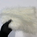 Tinsel Sparkle Glitter Long Pile Shaggy Faux Fur Fabric