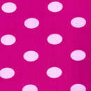 Big Polka Dot Printed Poly Cotton Fabric