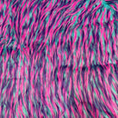 Three Spike Shaggy Faux Fur Fabric