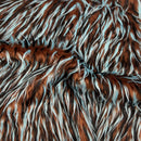 Three Spike Shaggy Faux Fur Fabric