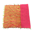 Three Spike Shaggy Faux Fur Fabric