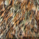 Three Tone Shaggy Faux Fur Fabric