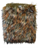 Three Tone Shaggy Faux Fur Fabric