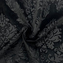 Damask Embossed Velvet Upholstery Drapery Fabric