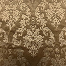 Damask Embossed Velvet Upholstery Drapery Fabric