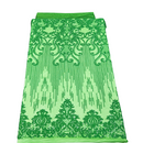 Alta Striped Damask Stretch Sequins Fabric