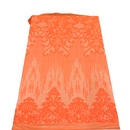 Alta Striped Damask Stretch Sequins Fabric