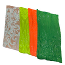Alta Striped Damask Stretch Sequins Fabric