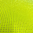 Iridescent AB Rhinestone Spandex Fabric