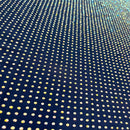Iridescent AB Rhinestone Spandex Fabric