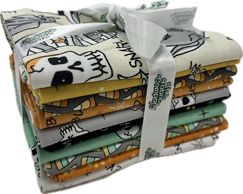 Halloween Themed Fat Quarter Bundle - 10 pack (Creature Feature)