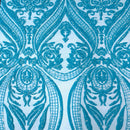 Catina Damask Stretch Sequins Fabric