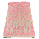 Catina Damask Stretch Sequins Fabric