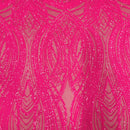 Selena Wave Stretch Sequins Fabric