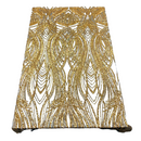 Selena Wave Stretch Sequins Fabric