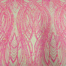 Selena Wave Stretch Sequins Fabric