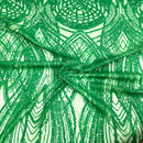 Selena Wave Stretch Sequins Fabric