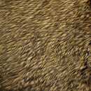 Coyote Multicolor Faux Fur Shag Fabric