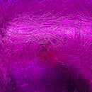 Crushed Distressed Foil Chrome Mirror Reflective Vinyl Fabric
