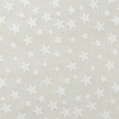 Tone on Tone 108" Supreme Backings - White on White - Stars