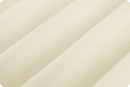 Ivory Cuddle 3 58/60" Solid Minky Fabric Per Yard