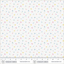 Ivory Floret Midnight Blooms Cotton 44"/45" Fabric Per Yard