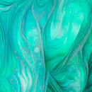 Jade Horizons Ombre Wave Cotton 44"/45" Fabric Per Yard
