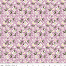 Juju's Petals Dance Lilac Cotton 43"/44" Fabric Per Yard