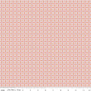 Juju's Petals Mosaic Orange Cotton 43"/44" Fabric Per Yard