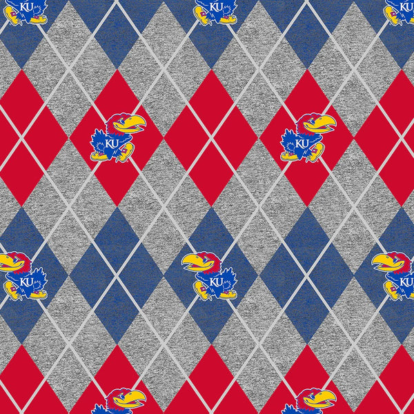 Kansas Jayhawks - Fleece - Heather Argyle