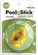 PeelnStick Removable Ruler Tape 1/2 in x 10 yd