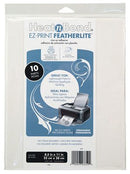 HeatnBond EZ Print FeatherLite Fusible Adhesive Sheets 8.5 in x 11 in 10 Pack