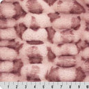Luxe Cuddle Milan Clouded Leo Rosewater 58" - 60" Fabric per yard